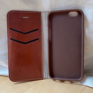 Leather iPhone Case; Wallet Case; iPhone 6 or 7